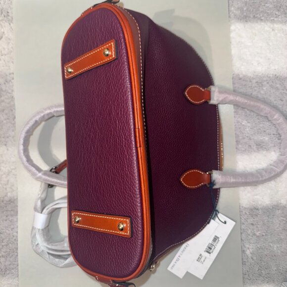 Dooney & Bourke Zip Zip NWT pebbled grain leather satchel handbag - Picture 7 of 14